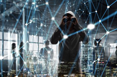 Adam hoody. Karışık teknik