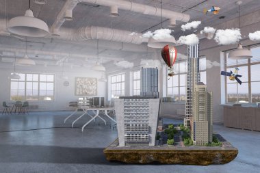 Mimari Proje dış. Karışık teknik