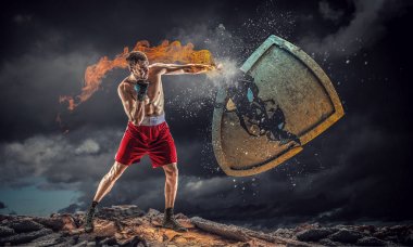 Bu meydan kadar güçlü. Karışık teknik