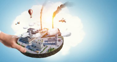 Onun yeni geliştirme projesi. Karışık teknik