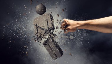 Rakip mücadele. Karışık teknik