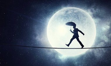 Günlük rutin kaçmak. Karışık teknik