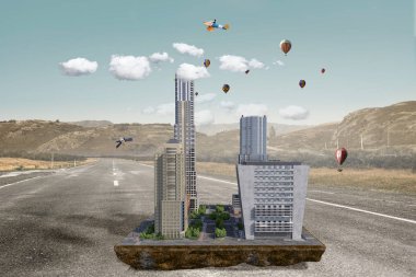 Mimari Proje dış. Karışık teknik