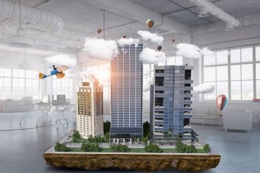 Mimari Proje dış. Karışık teknik