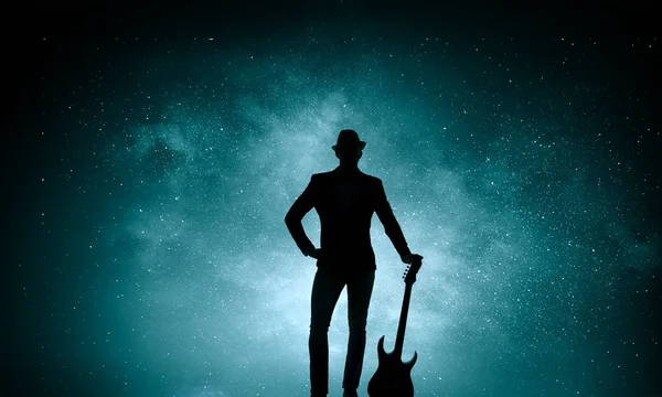 Gitar rock adam. Karışık teknik