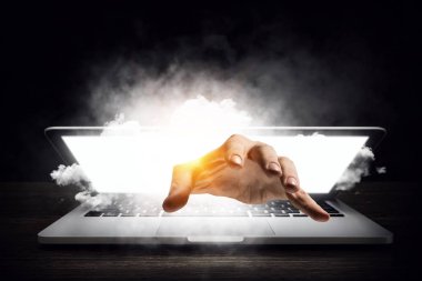 Internet güvenlik anlayışı. Karışık teknik