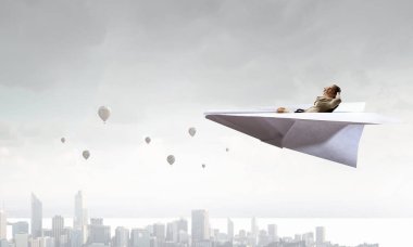 Tatil için rüya. Karışık teknik