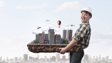 Mimar sunmak onun projesi