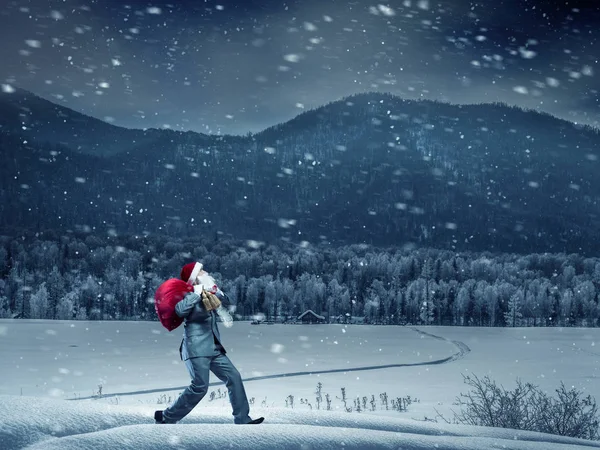 Santa acele. Karışık teknik