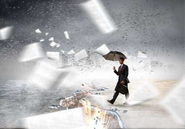 Herhangi bir sorun karşısında kararlı. Karışık teknik