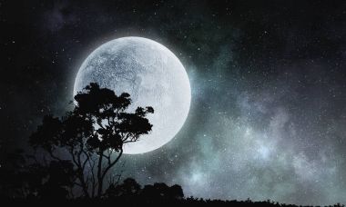 Gece doğal manzarası