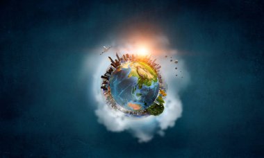 Bizim dünya gezegen. Karışık teknik