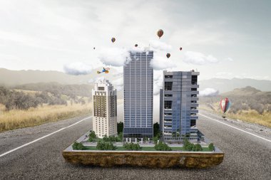 Mimari Proje dış. Karışık teknik