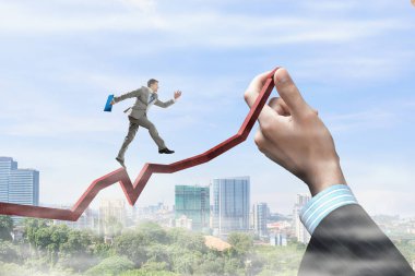 Başarı kadar yükseliyor. Karışık teknik