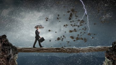 Herhangi bir sorun karşısında kararlı. Karışık teknik