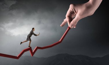 Başarı kadar yükseliyor. Karışık teknik