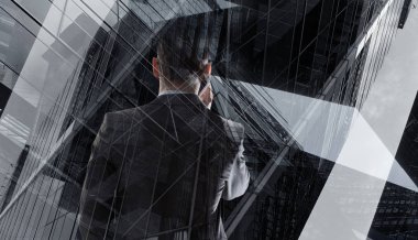 Modern iş tarzı. Karışık teknik