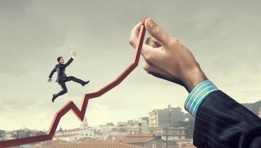 Onun büyüme ve ilerleme. Karışık teknik