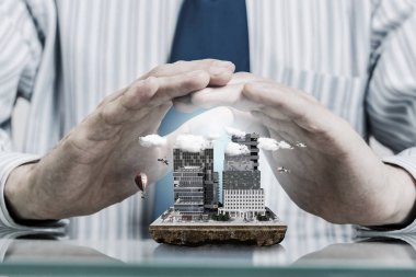 Kentsel inşaat geliştirme. Karışık teknik