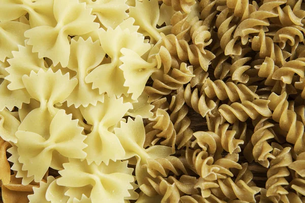 Close of uncooked macaroni — Stock Photo, Image