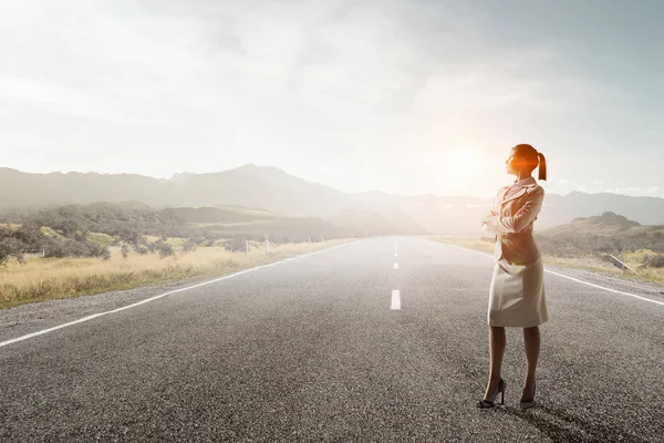 Trova la tua strada. Mezzi misti — Foto Stock