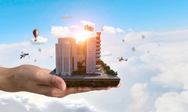 Kentsel inşaat geliştirme. Karışık teknik