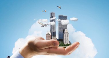 Kentsel inşaat geliştirme. Karışık teknik