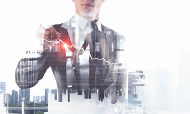 İşadamı beraberlik diyagramları. Karışık teknik