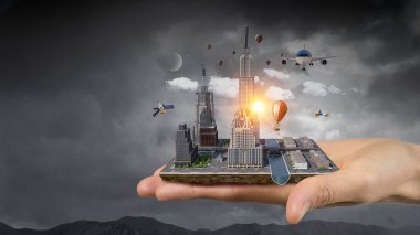 Kentsel inşaat geliştirme. Karışık teknik