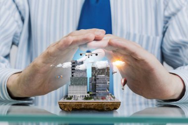 Kentsel inşaat geliştirme. Karışık teknik