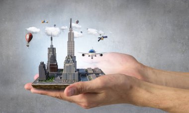 Kentsel inşaat geliştirme. Karışık teknik