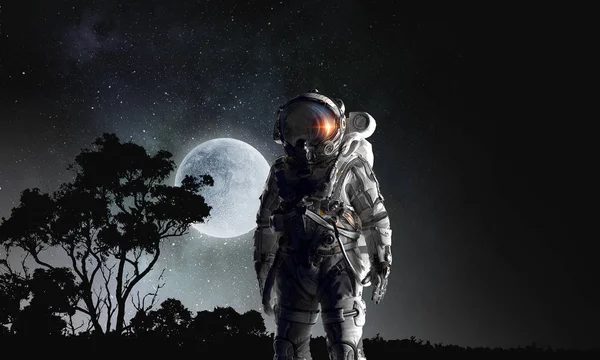 Uzay adamı serüveni. Karışık teknik