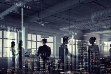 İş aktif yaşam tarzı. Karışık teknik