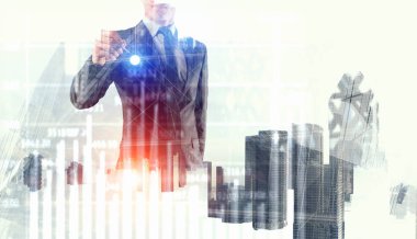 İşadamı beraberlik diyagramları. Karışık teknik