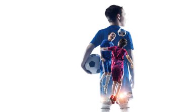 Küçük futbol şampiyonu. Karışık ortam