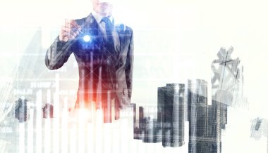 İşadamı beraberlik diyagramları. Karışık teknik