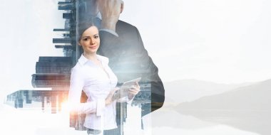 Modern iş moda bu. Karışık teknik