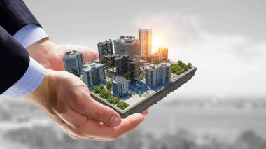 Endüstriyel yapı kavramı. Karışık teknik