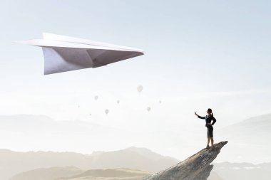 Özgürlük hissi. Karma ortam. Karışık teknik