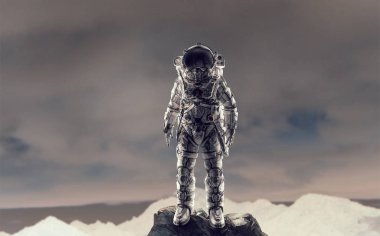 Uzay adamı serüveni. Karışık teknik