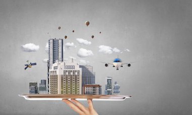 Kentsel İnşaat Fuarı. Karışık teknik