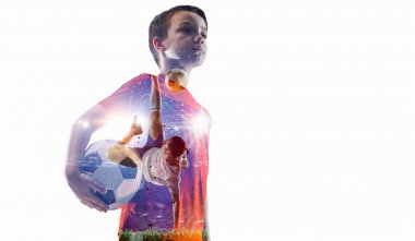 Küçük futbol şampiyonu. Karışık ortam