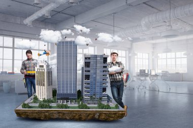 Çalışma geliştirme projesi. Karışık teknik