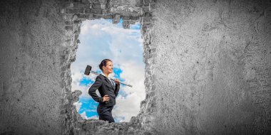 Yolunuzu iş yapma. Karışık teknik