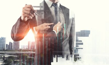 İşadamı beraberlik diyagramları. Karışık teknik