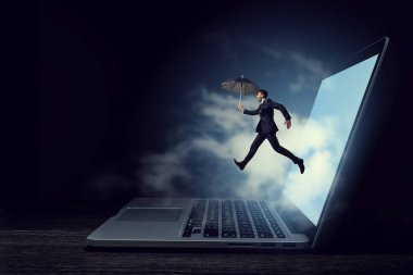 Internet ve siber kavramı. Karma ortam. Karışık teknik