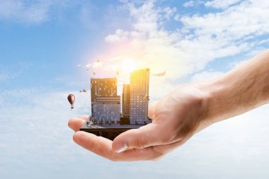 Kentsel inşaat geliştirme. Karışık teknik