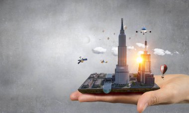 Kentsel inşaat geliştirme. Karışık teknik