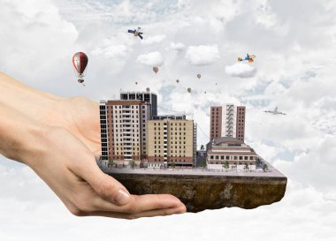 Kentsel inşaat geliştirme. Karışık teknik