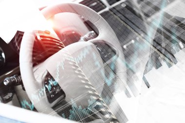 Zarif araba kapatma. Karışık teknik